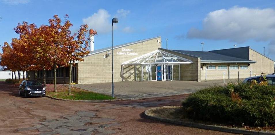 Coalburn Leisure Centre in Autumn. 20th October 2015. 
